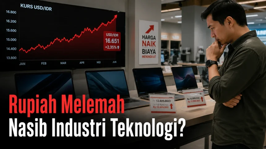Rupiah Melemah, Bagaimana Nasib Industri Teknologi Indonesia?